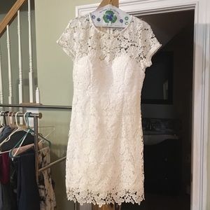 White lace dress